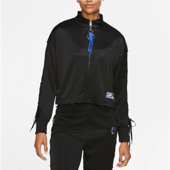 Nike Jackets & Blazers - Nike Equality Full Zip Lace Up Jacket Size Small with Detachable Key Chain